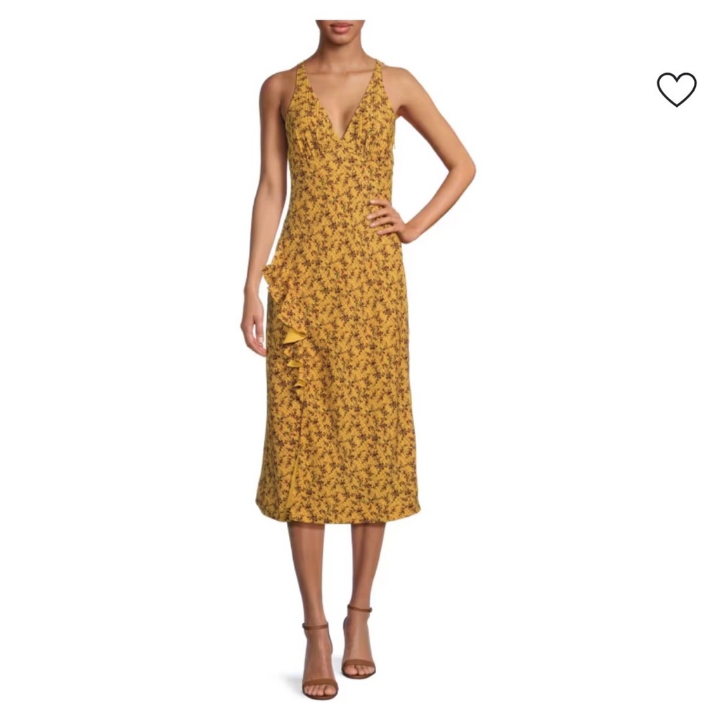 Rhode Irvetta Printed Ruffle Dress Size Small